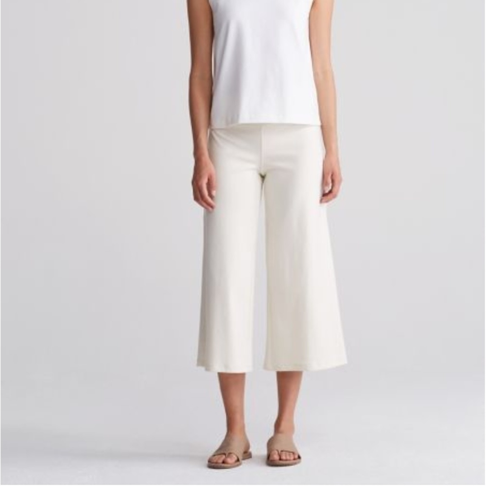 ✨SOLD✨$118 EILEEN FISHER Cotton Wide Leg Pants